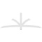 Ekena Millwork Davenport Architectural Grade PVC Gable Bracket, 96"W x 36"H x 2"D x 4"F, 9/12 Pitch GBP096X36X0204DAV00 - alternate 4